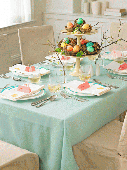 30 Vivid DIY Easter-Spring Table Centerpieces