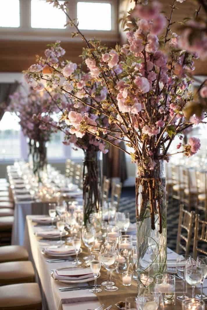 19 Awesome Ideas How to Enter Freshness in Your Home with Cherry Blossom Table Centerpiece 13