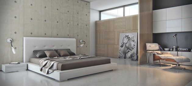 23 Glamorous Interior Designs With Concrete Walls