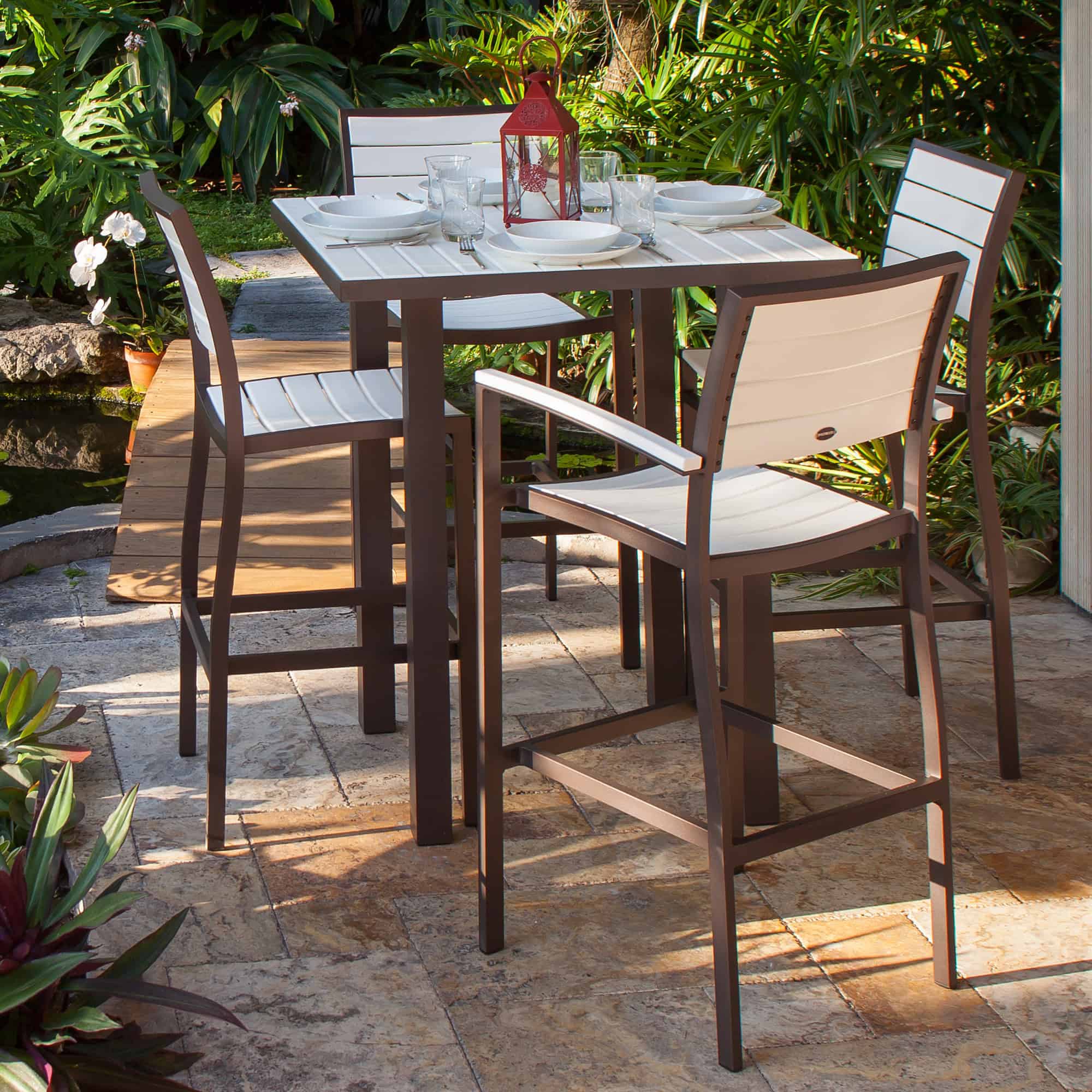 Euro 5 Piece Bar Dining Set Buy it here: www.wayfair.com