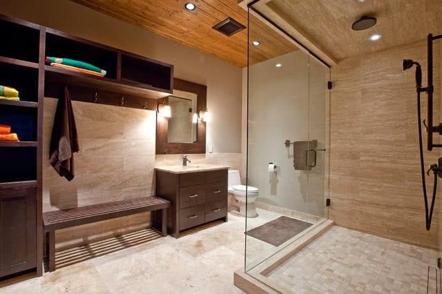 18 Exquisite Contemporary Wooden Bathroom Design Ideas 15