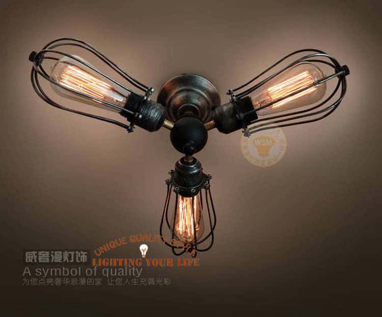 vintage industrial ceiling light Buy it here: www.etsy.com