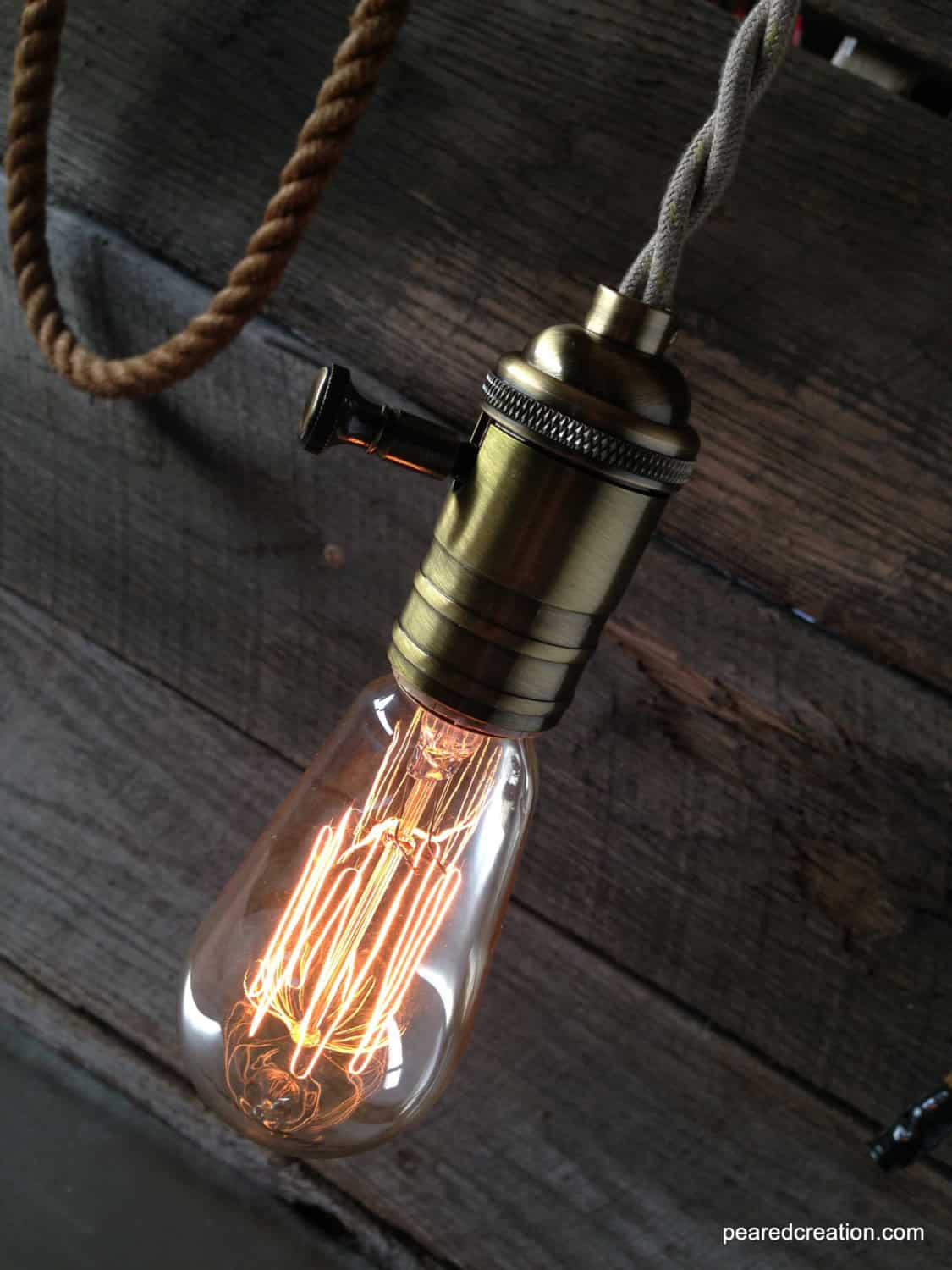 Edison Bare Bulb Buy it here: www.etsy.com