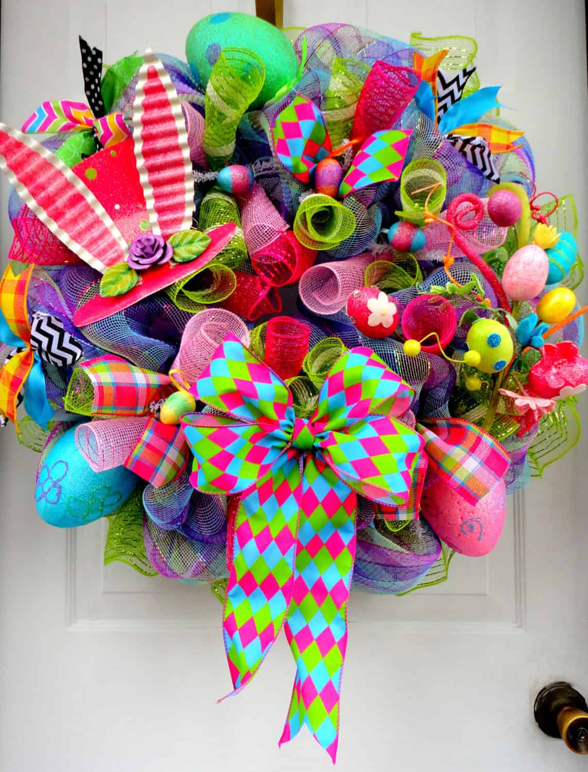 21 Colorful Handmade Easter Wreath Designs