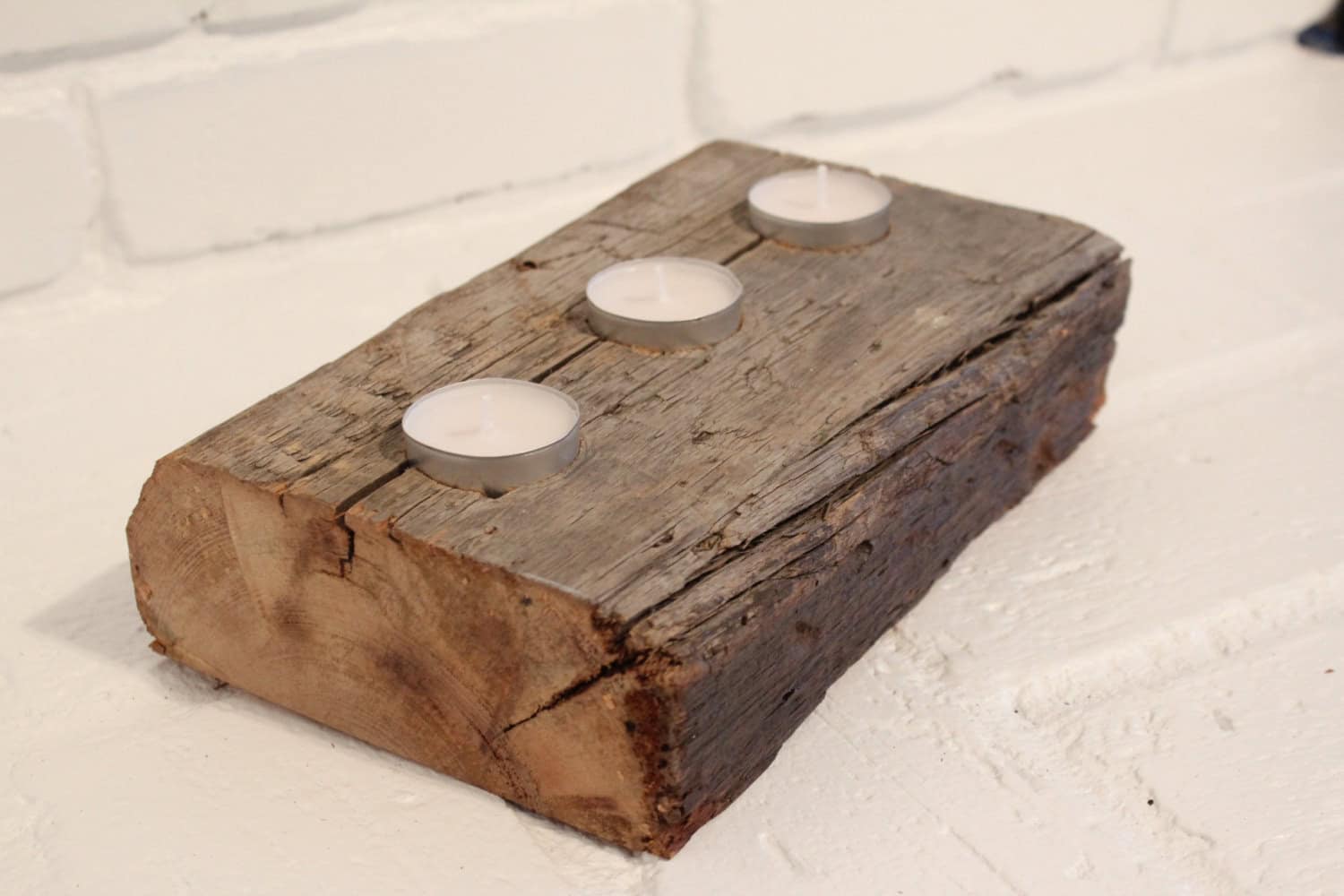 Vintage Barn Beam Candle Holder Buy it here: www.etsy.com