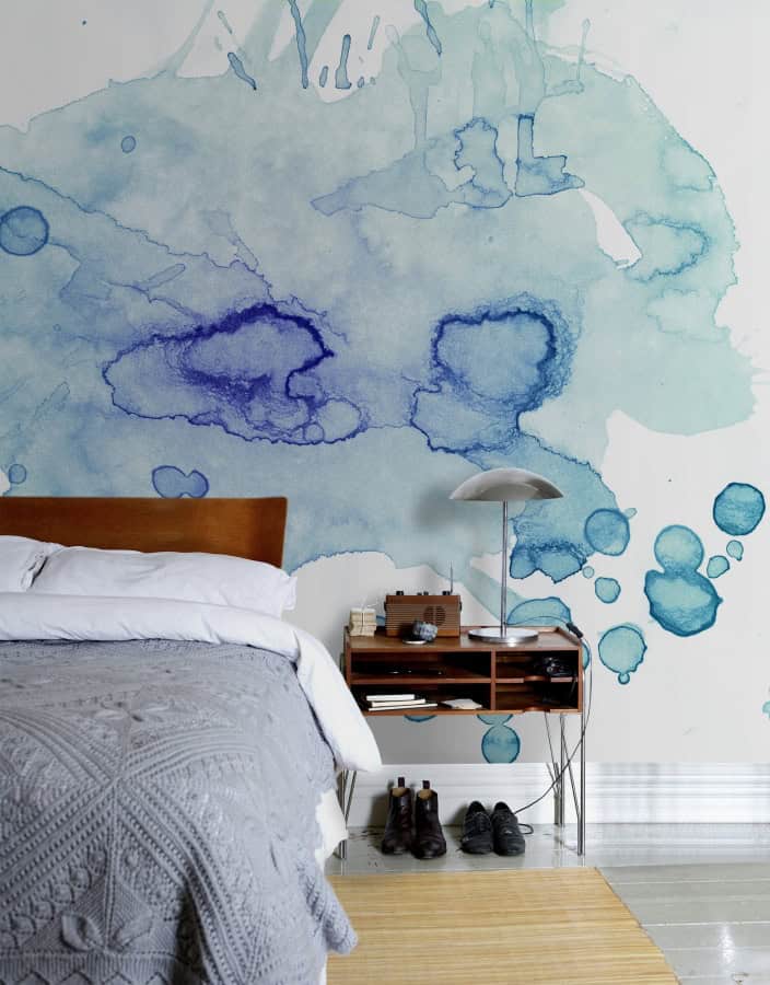 The Coolest 25 Watercolor Wall Designs 2