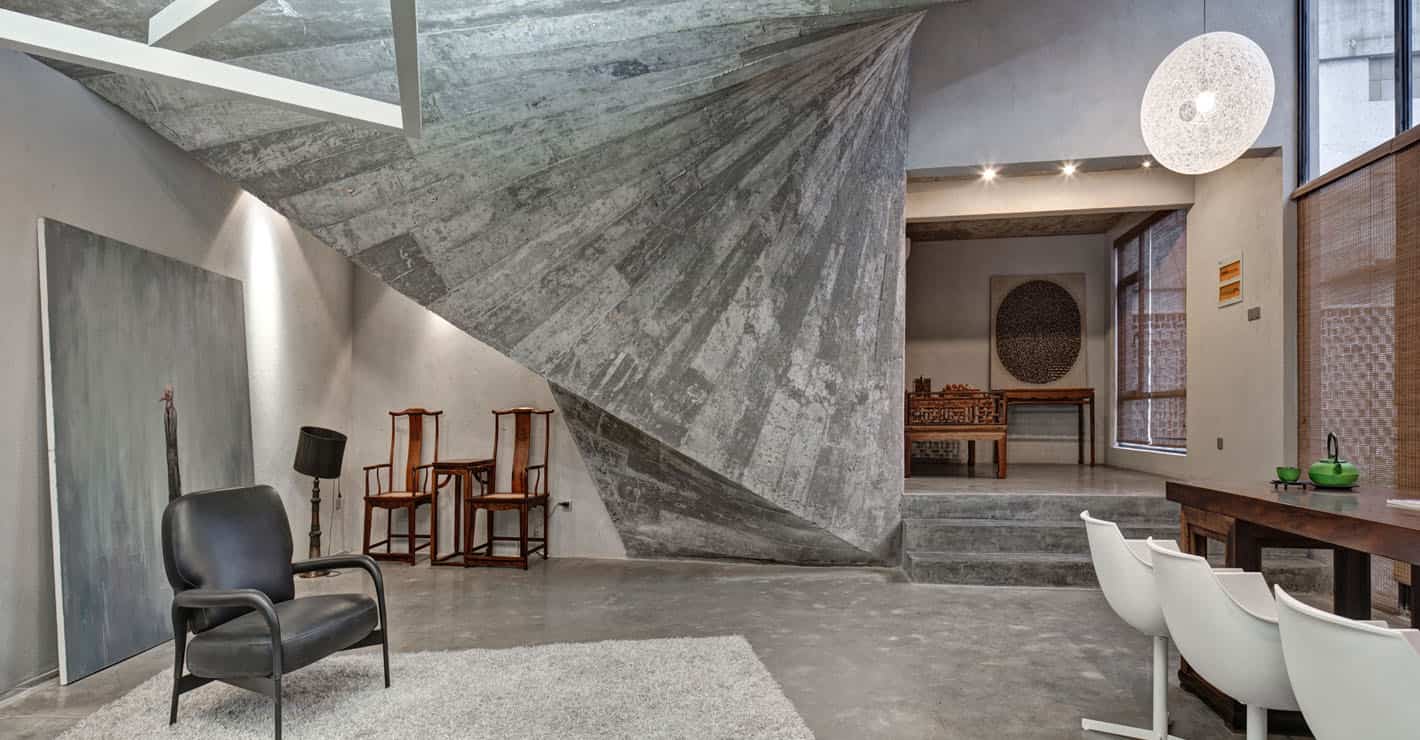 23 Glamorous Interior  Designs With Concrete  Walls 