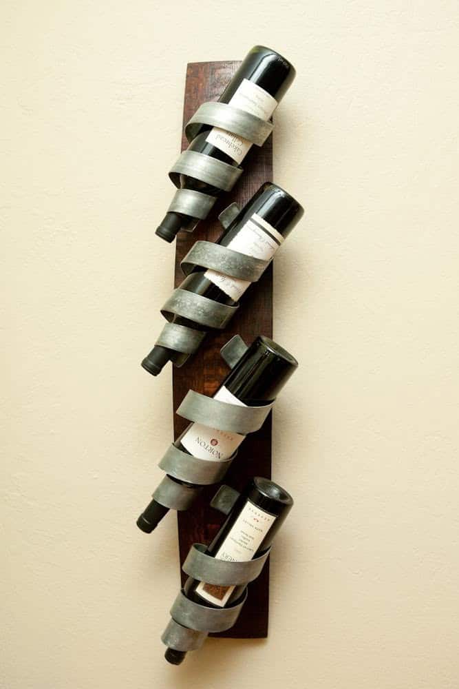Wall-Mounted Wine Rack Buy it here: www.etsy.com