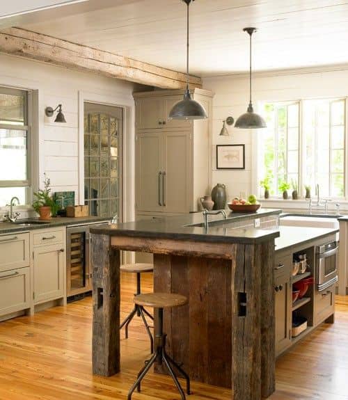 30 Rustic DIY Kitchen Island Ideas