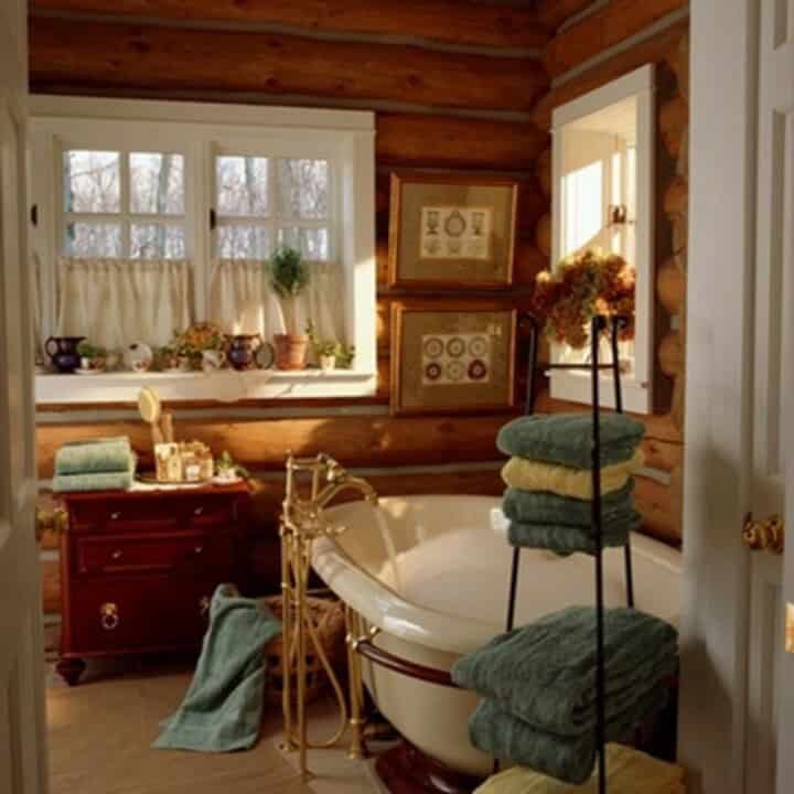 25 Amazing Country Bathroom Designs