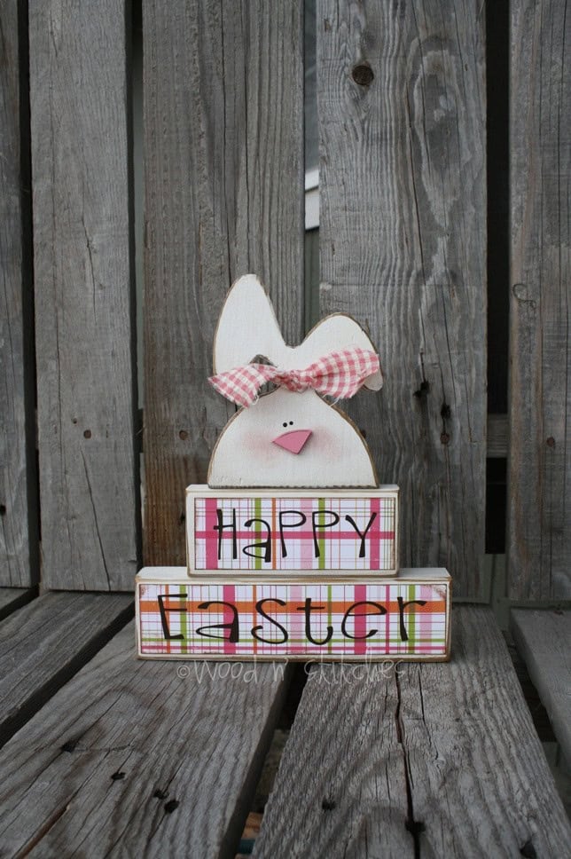 30 Creative DIY Easter Bunny Decorations 27