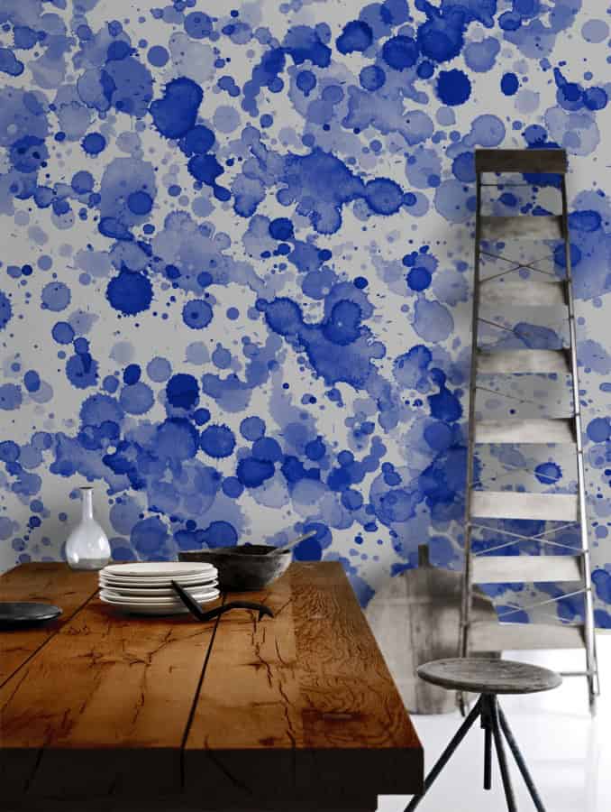 The Coolest 25 Watercolor Wall Designs 3
