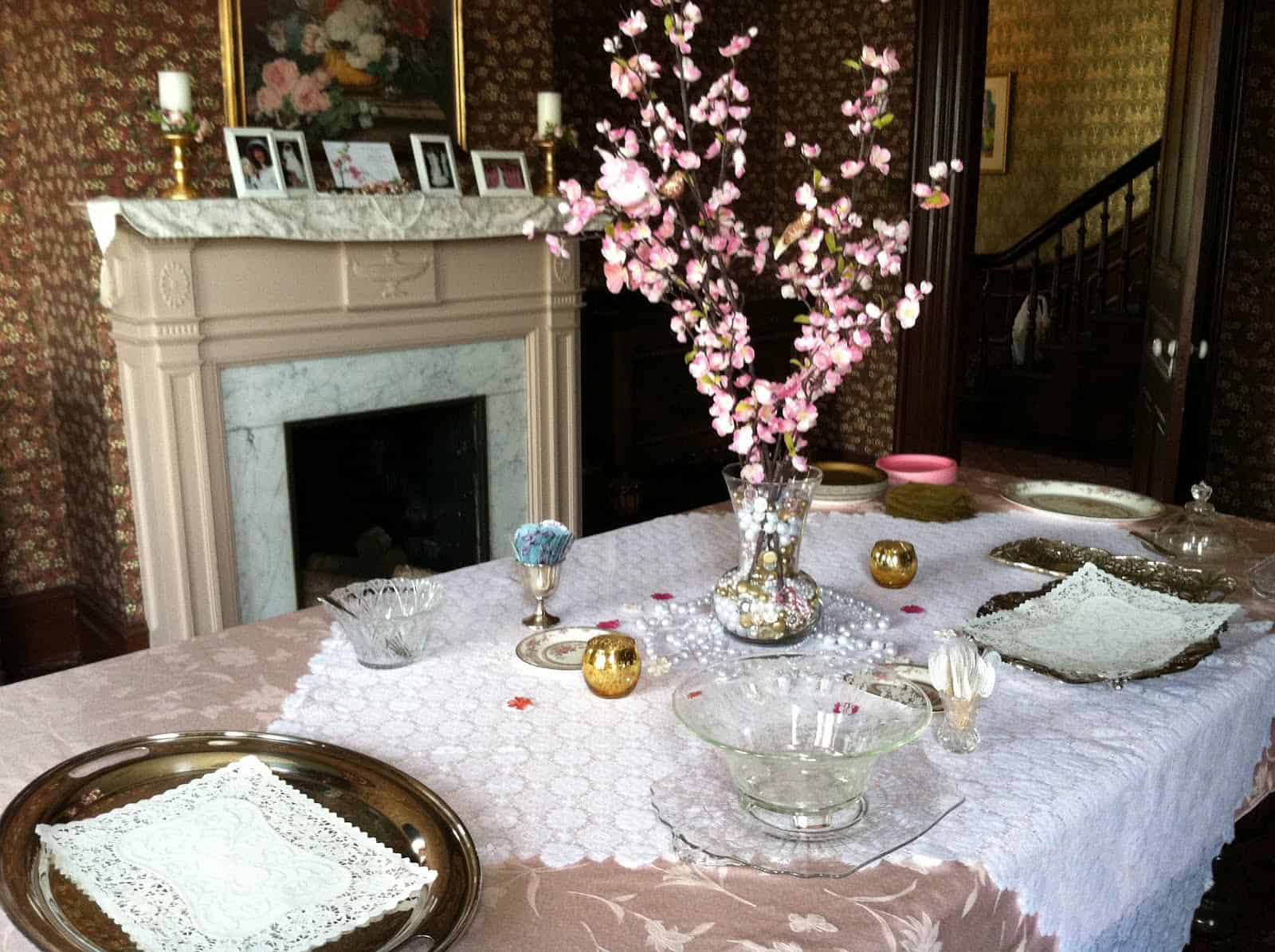 19 Awesome Ideas How to Enter Freshness in Your Home with Cherry Blossom Table Centerpiece 3