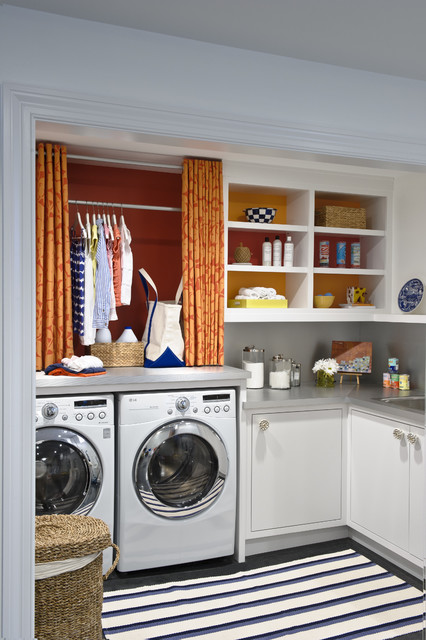 Efficient Use Of The Space- 19 Small Laundry Room Design Ideas