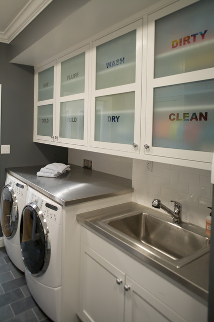 Efficient Use Of The Space- 19 Small Laundry Room Design Ideas