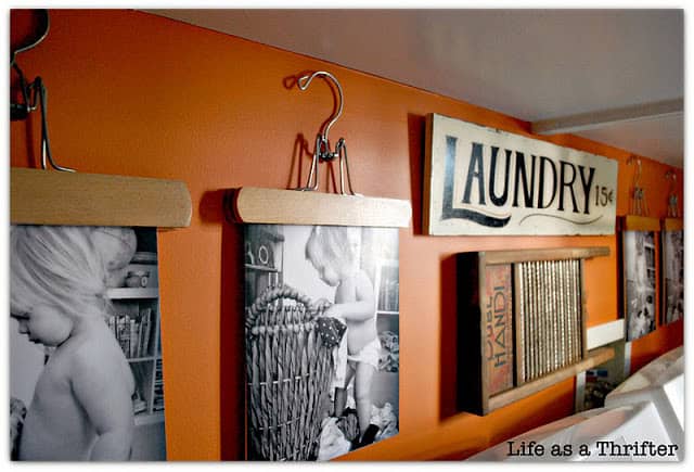 DIY Laundry Room Display 9