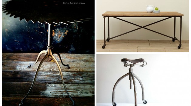 30 Stunning Handcrafted Industrial Furniture Designs
