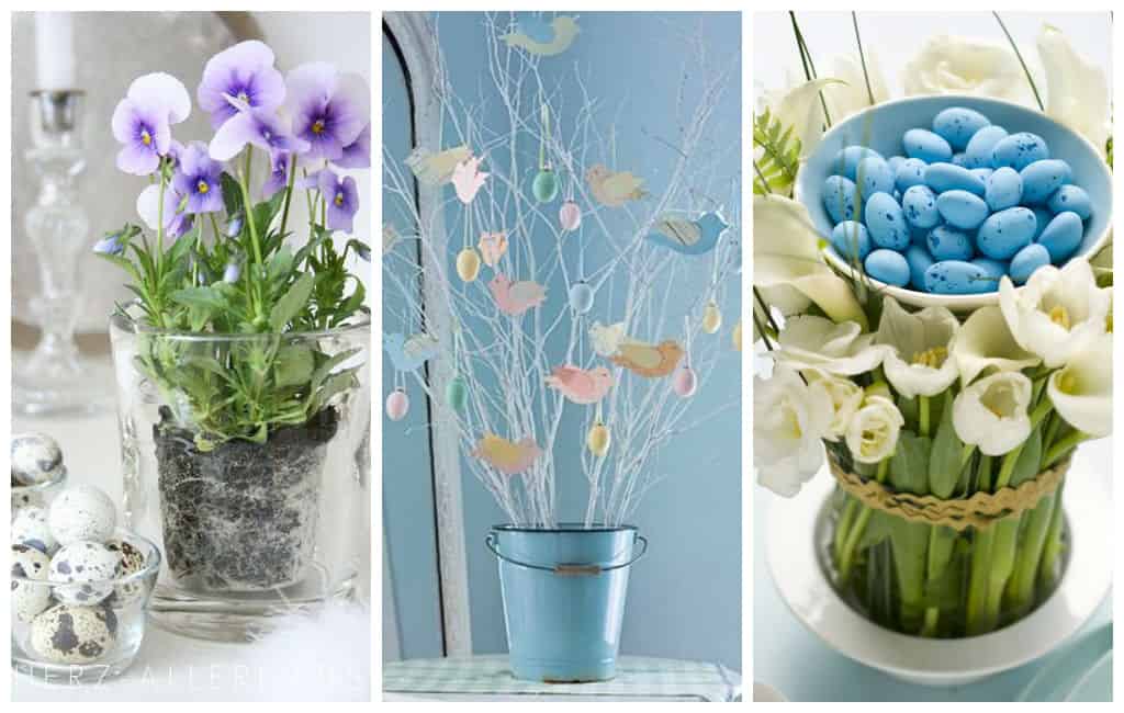 30 Vivid DIY Easter-Spring Table Centerpieces