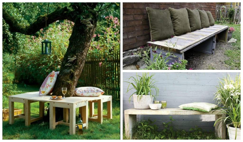 The Most Awesome 30 DIY Benches for Your Garden