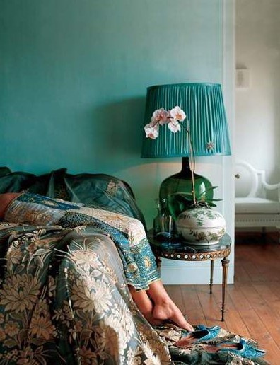 25 Glamorous Turquoise Interior Designs