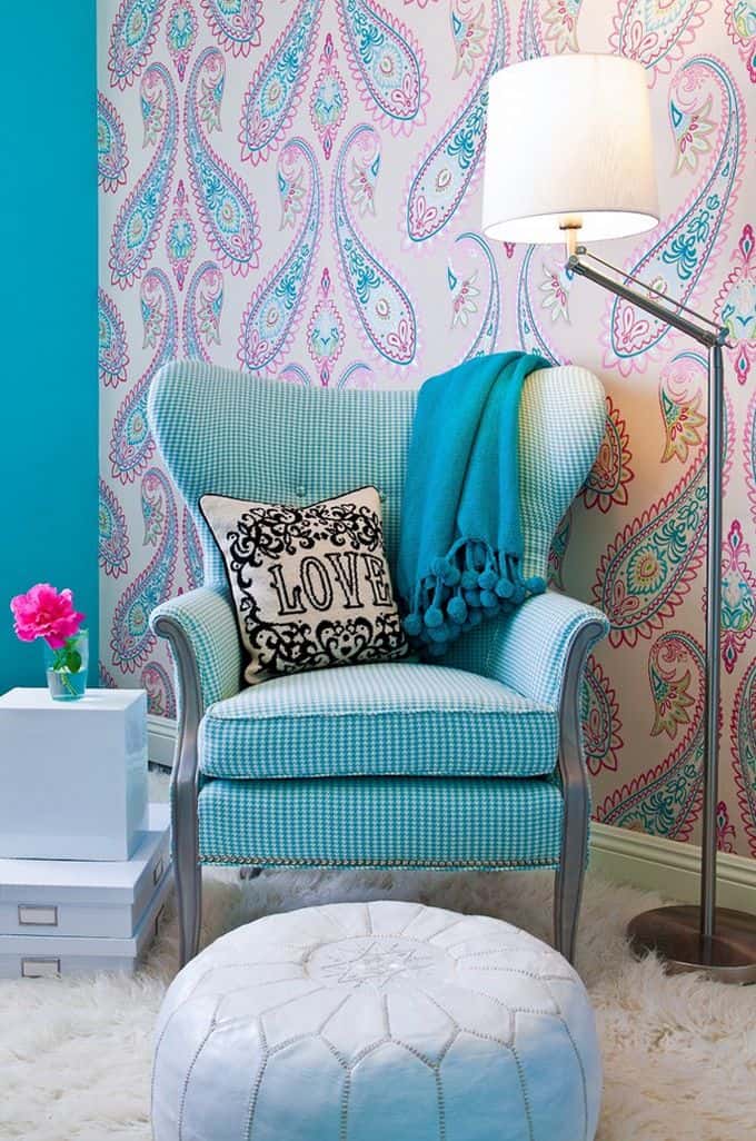 25 Glamorous Turquoise Interior Designs 12