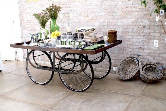 25 Incredible DIY Repurposed Bike Wheels