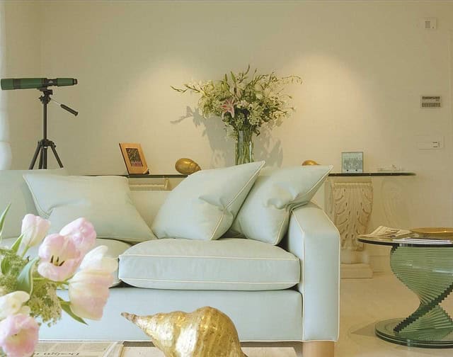 21 Vibrant Colored Sofa Design Ideas to Break the Monotony in the Living Room 16