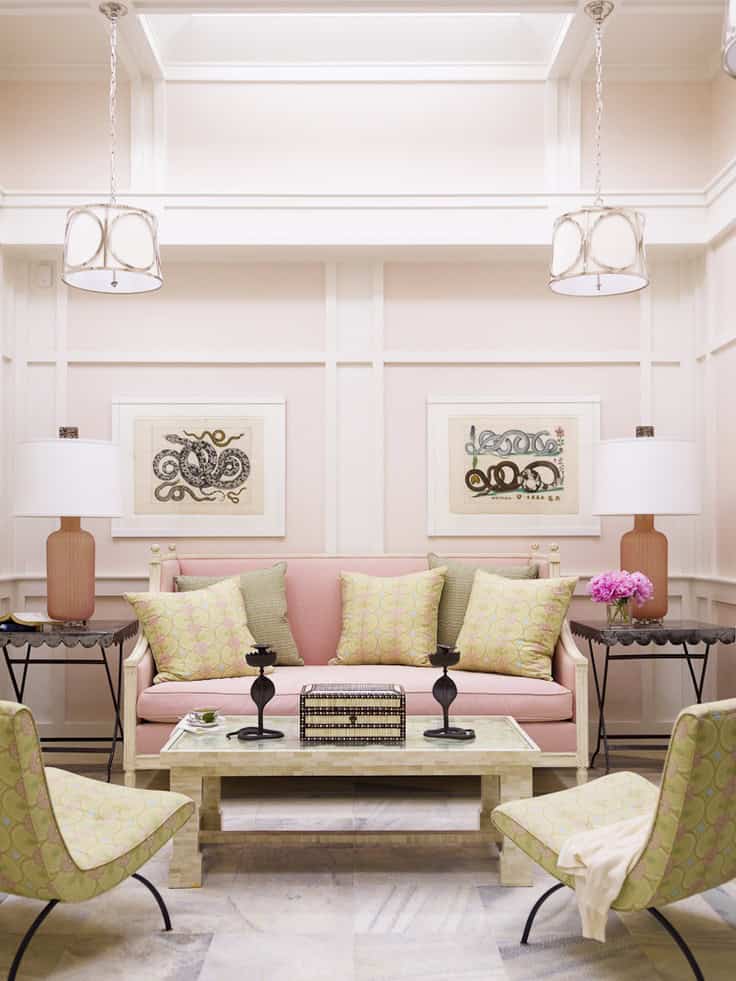 27 Fabulous Pastel Pink Interior Designs 16