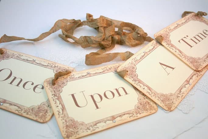 Once Upon a Time Banner Buy it here: www.etsy.com