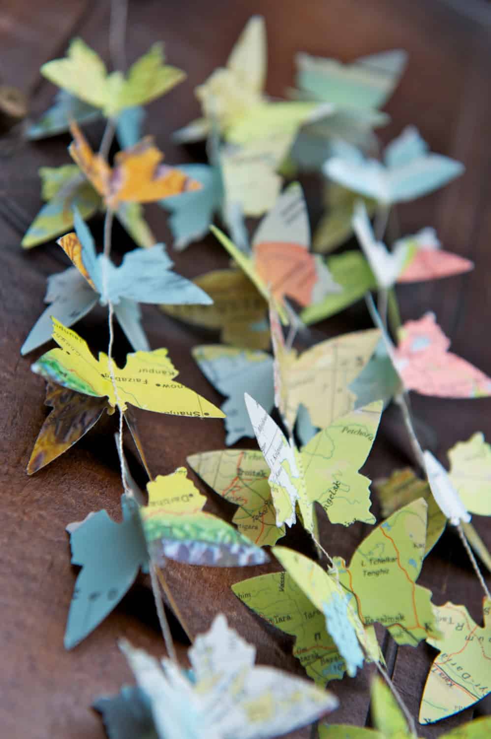 Butterflies of the World Wedding garland Buy it here: www.etsy.com
