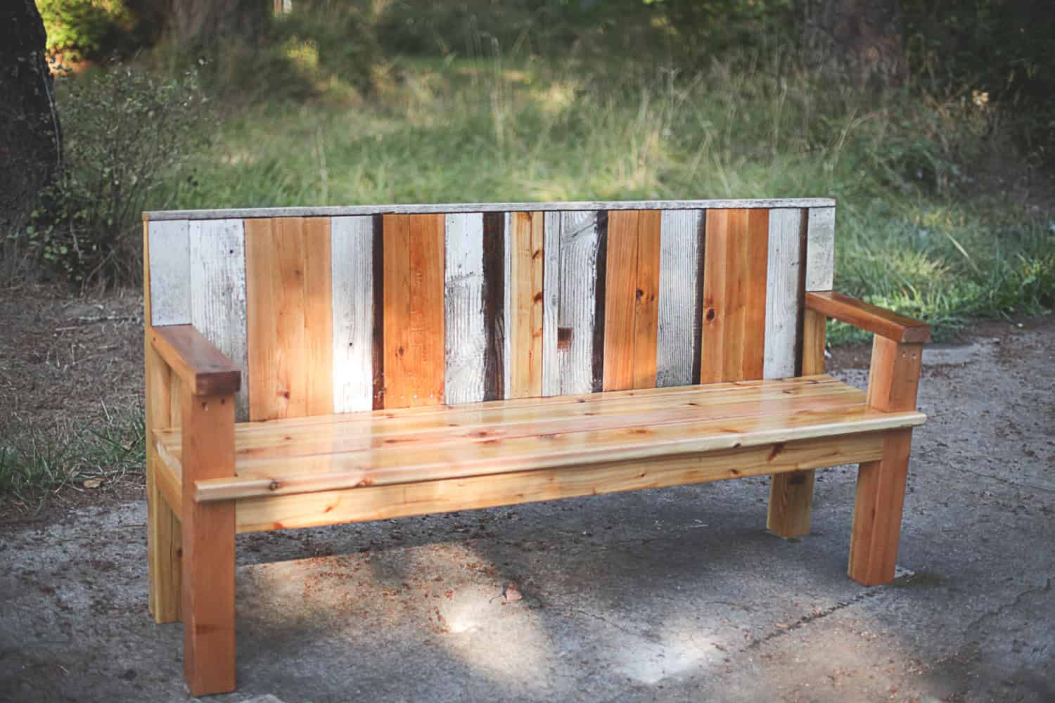 Barnwood Bench Buy it here: www.etsy.com