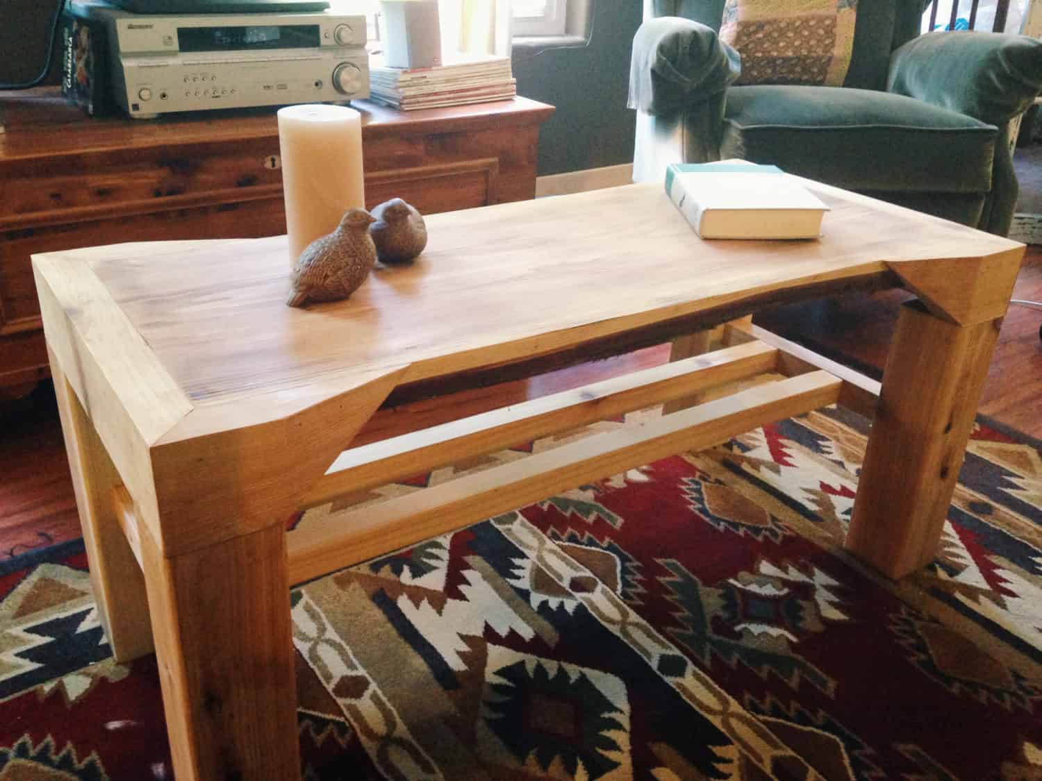 Live Edge Cedar Coffee Table Buy it here: www.etsy.com
