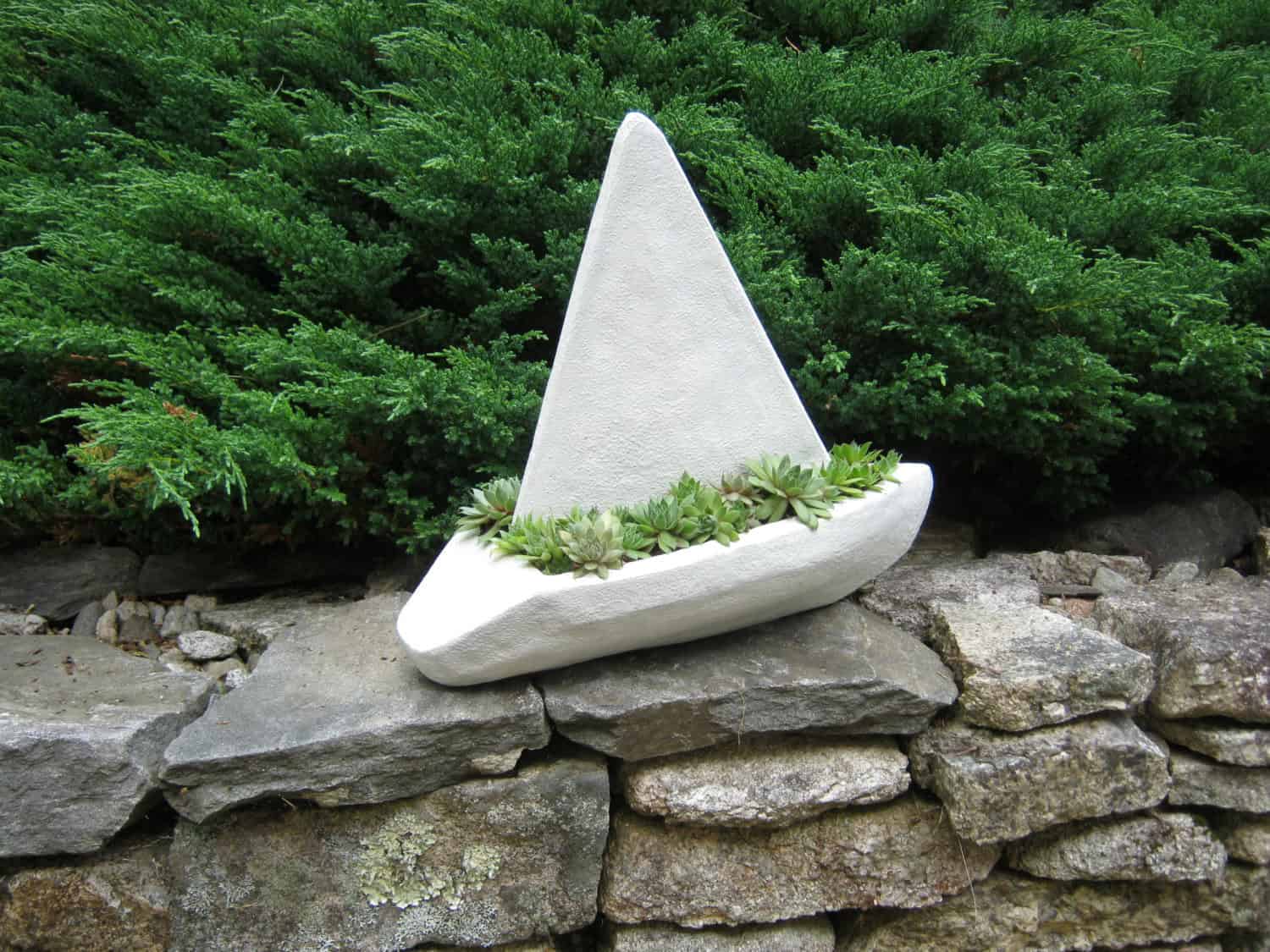 Large Sailboat Planter Buy it here: www.etsy.com