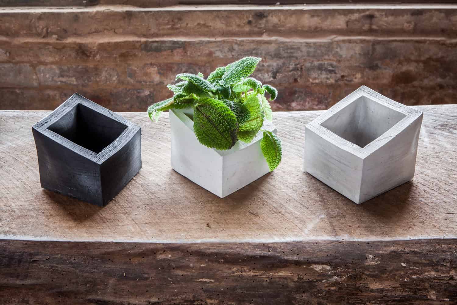 Fatty ANGL concrete planter Buy it here: www.etsy.com