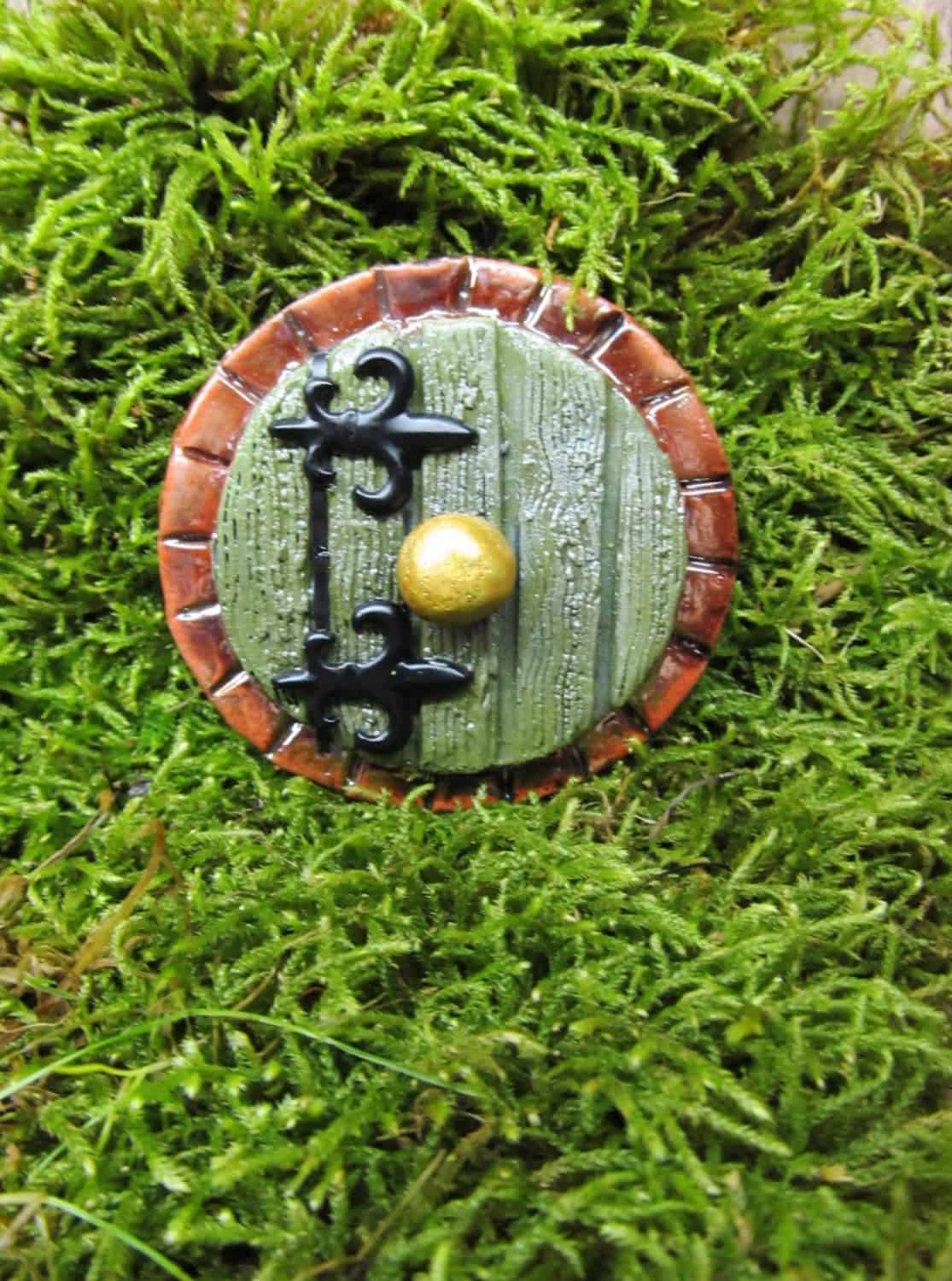 Miniature Green Hobbit Door Buy it here: www.etsy.com