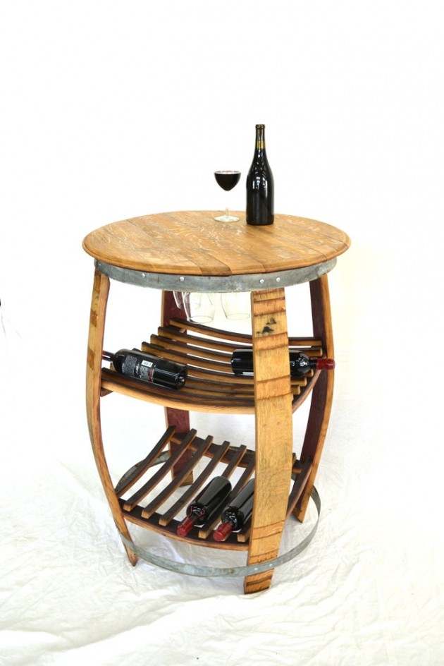 21 Awesome Recycled Wine Barrel DIY Ideas