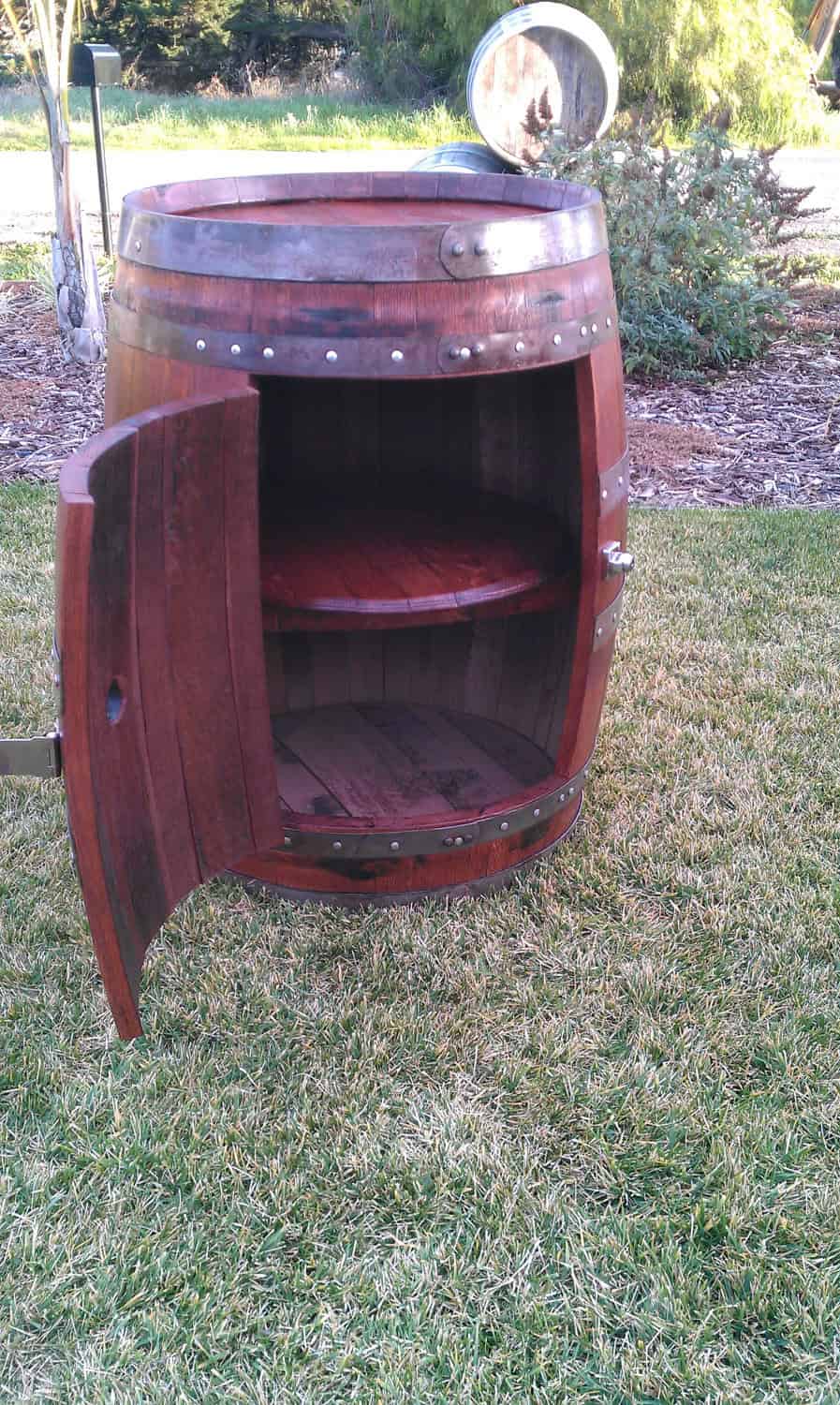 Wine Barrel Cabinet Buy it here: www.etsy.com