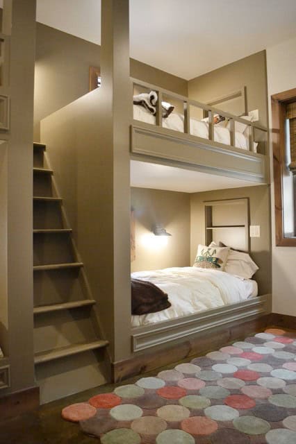 built in bunk bed designs