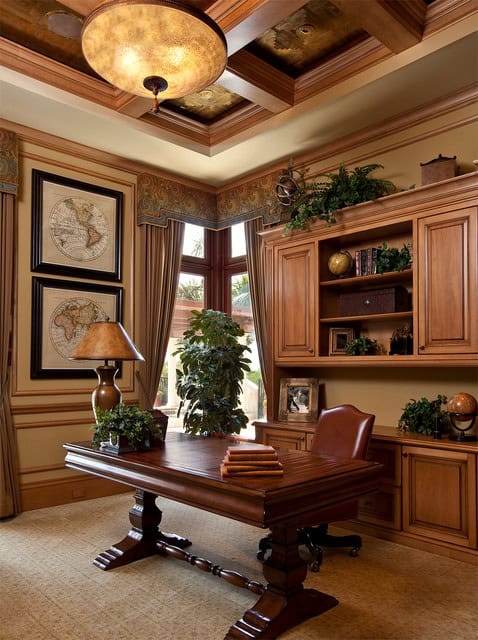 19 Dramatic Masculine Home Office Design Ideas