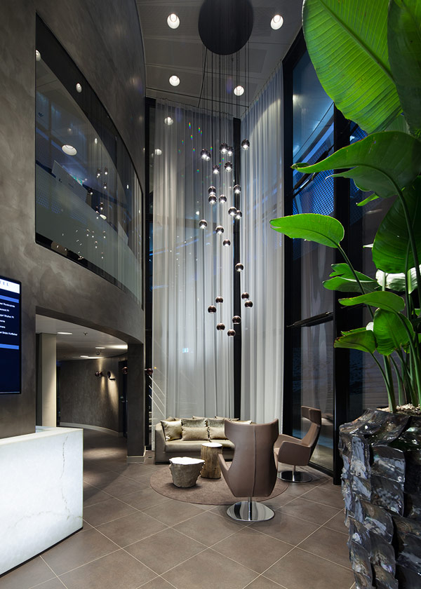 Awesome Futuristic Interior Design in Circular Hotel- Fletcher Hotel in