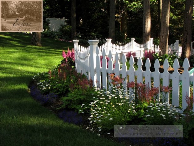 Flowers on The Fence- Beautiful Addition to Every Yard