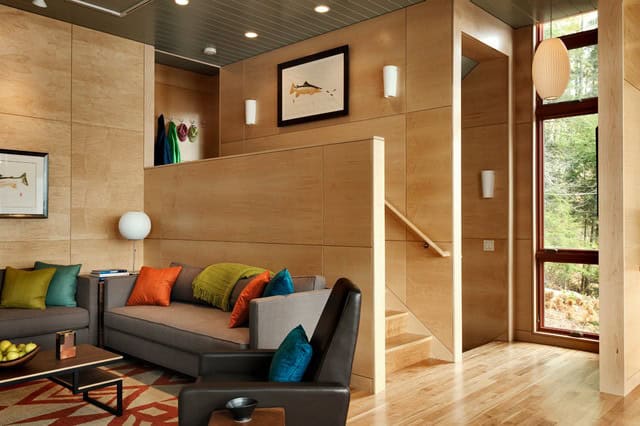 17 Inspirational Ideas How to Add Warmth in Your Home Using Plywood 77