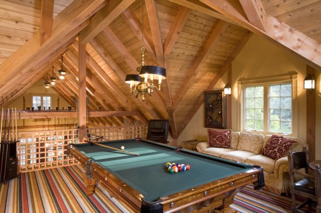 Classy and Charming: 19 Game Room Designs With Pool Table