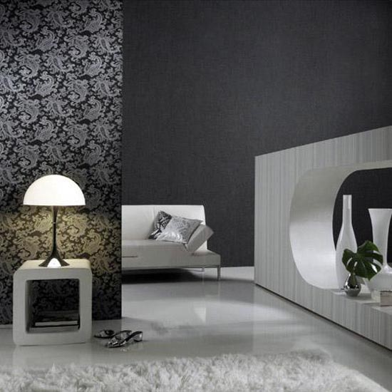 Interior-Design-with-Cashmere-Floral-Wallpaper-Black
