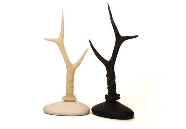 les-bois-antler-candlesblack-and-white