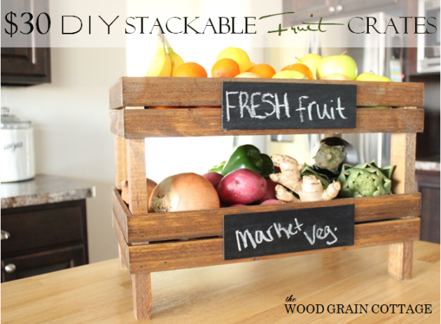 18 Great DIY Fruit Storage Items for Kitchen Improvement