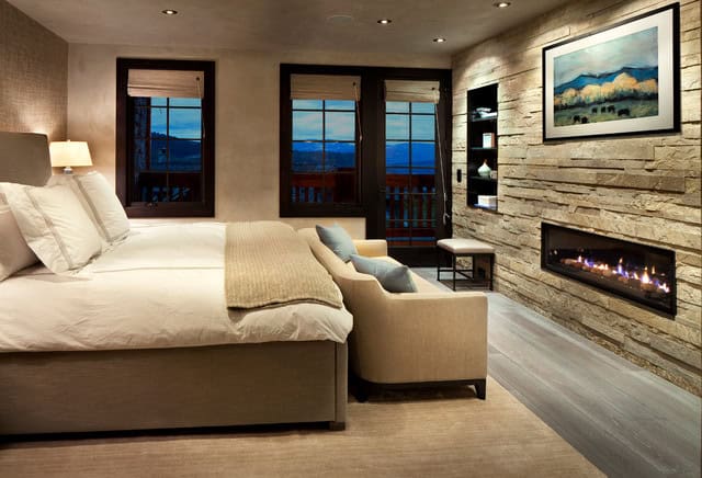 19 Elegant Stone Wall Bedroom Design Ideas 1