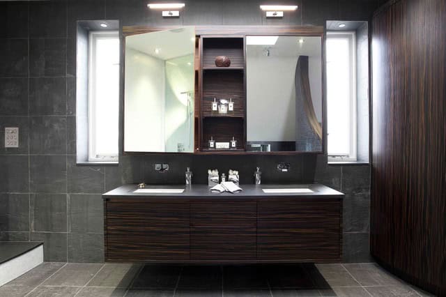 18 Dramatic Masculine Bathroom Designs To Get You Inspired 13