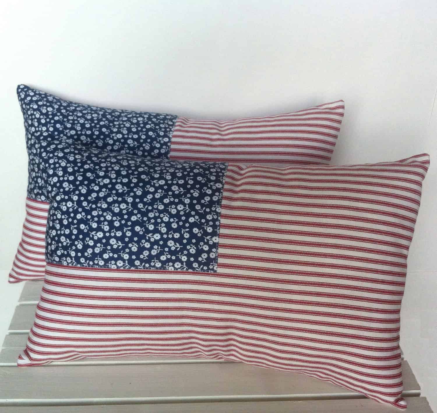 15 Amazing Handmade Patriotic Pillows