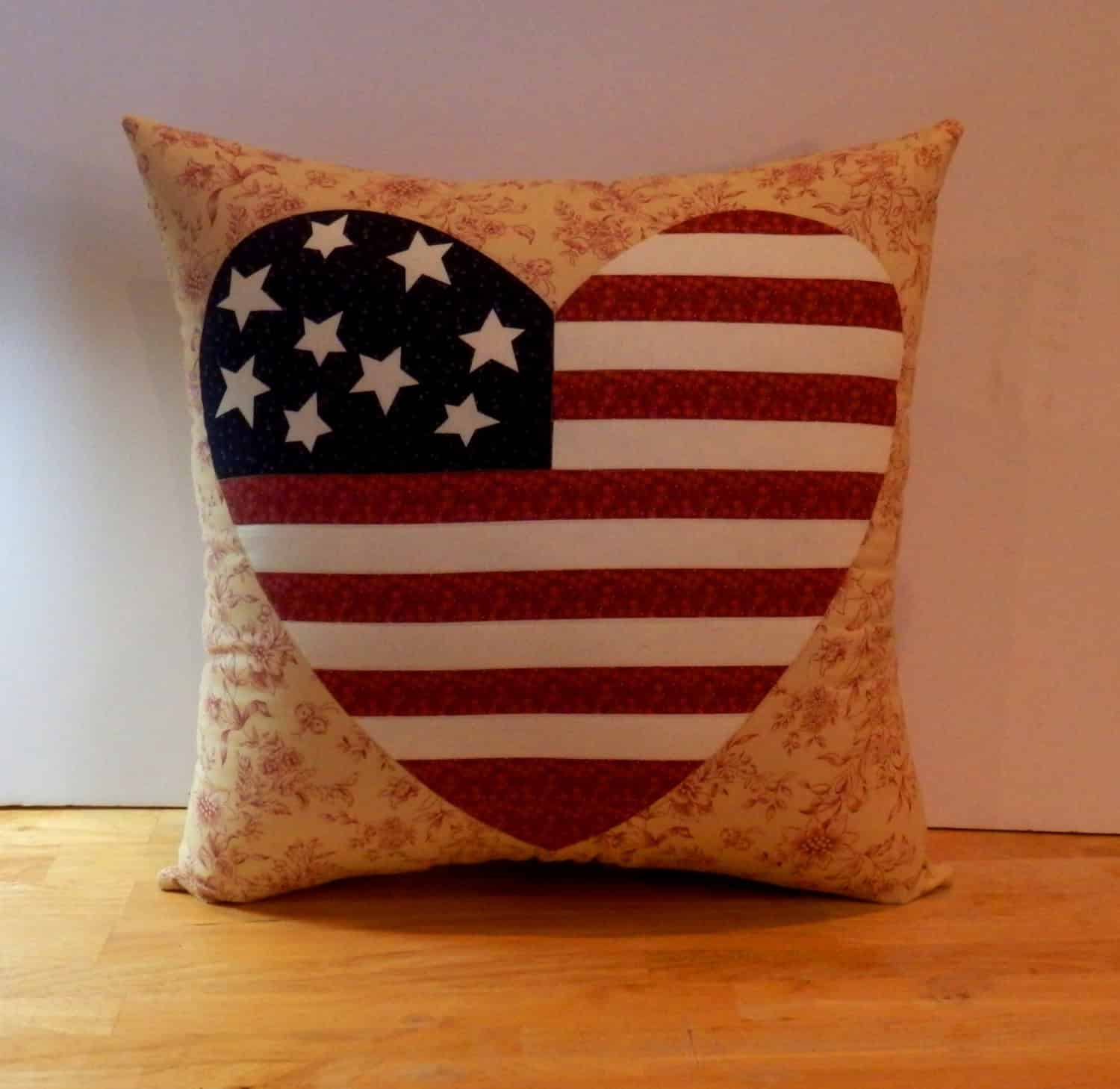15 Amazing Handmade Patriotic Pillows